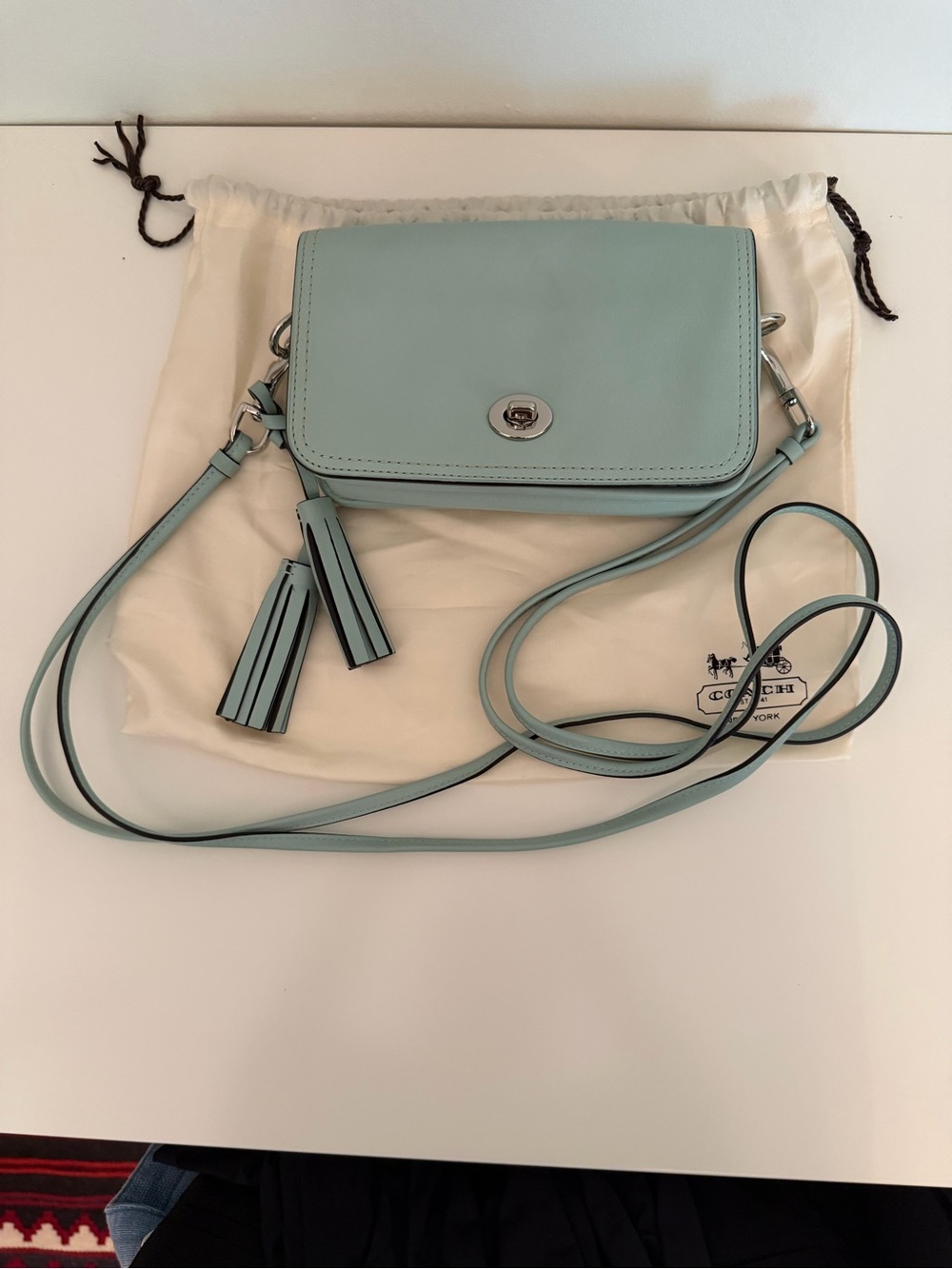 Coach Legacy Mini Penny - Leather Crossbody with Tassel